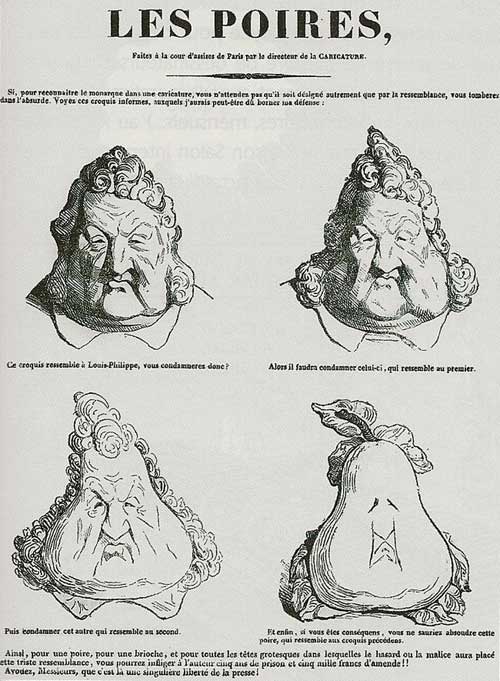 Louis Philippe et les poires