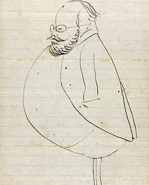 302px Edward Lear self caricature